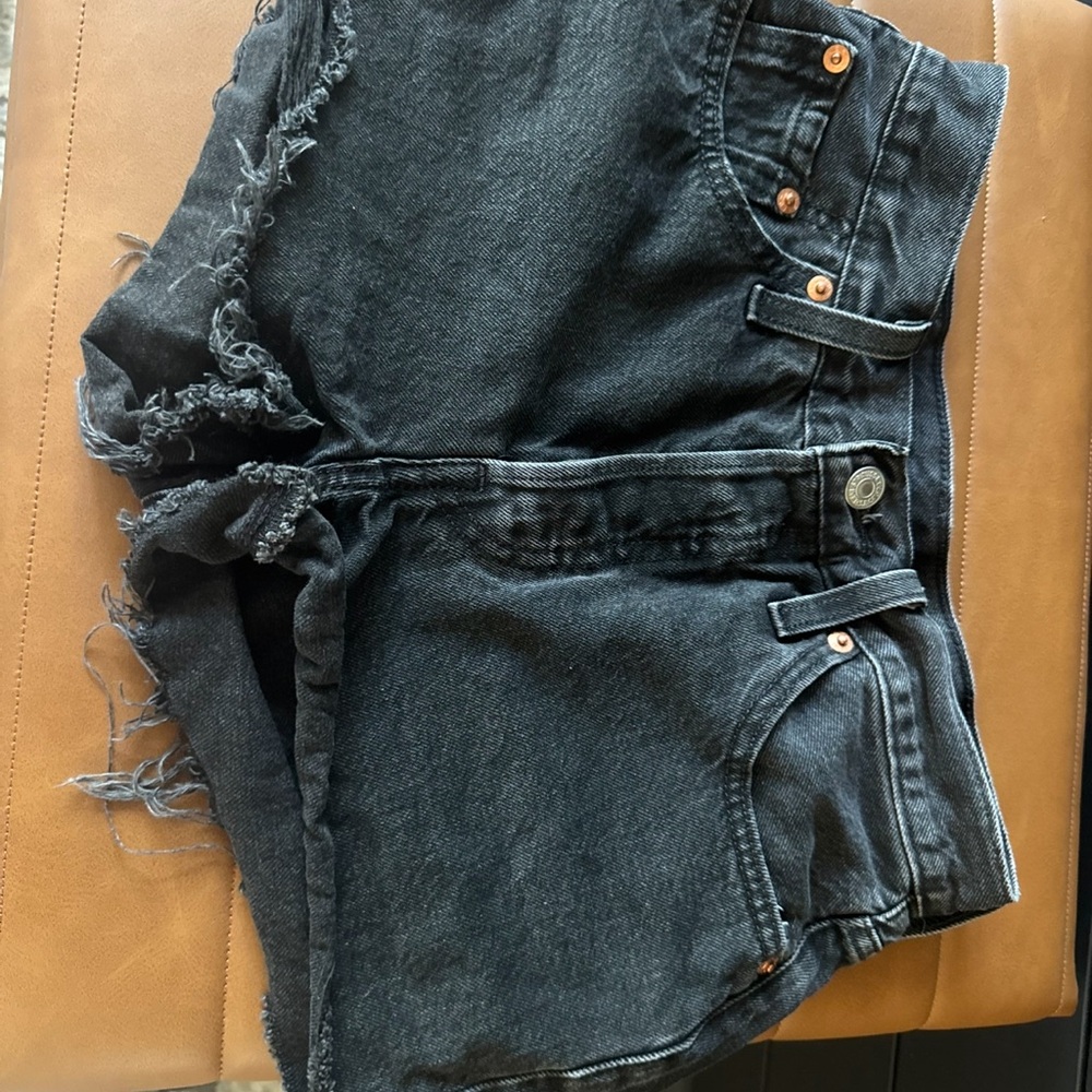 Levi's Black Jean Shorts for Women